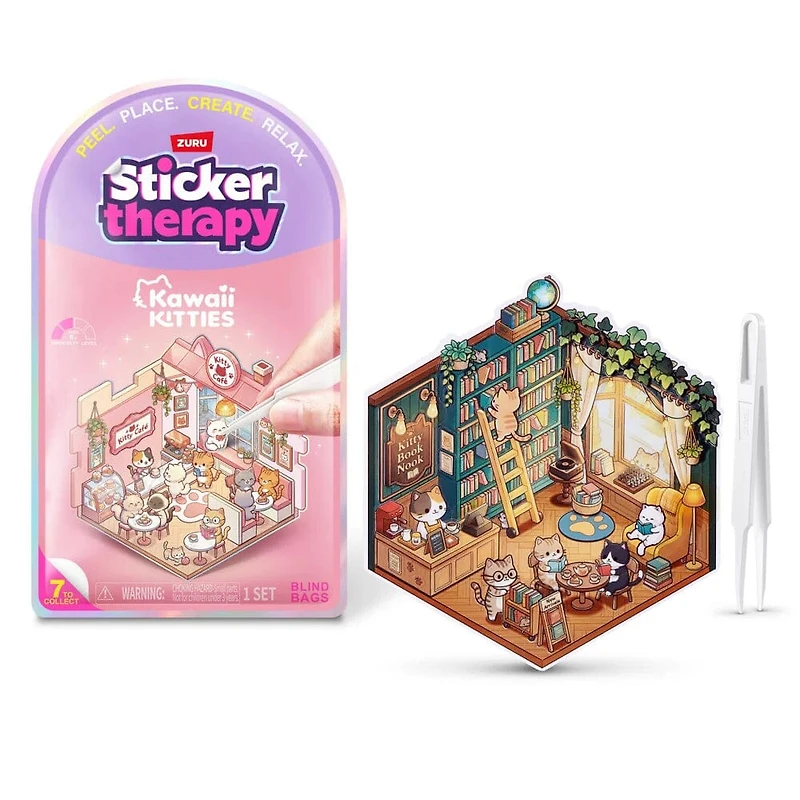 Sticker Therapy: Kawaii Kitties Set Series 1 (1pc) Ships Assorted