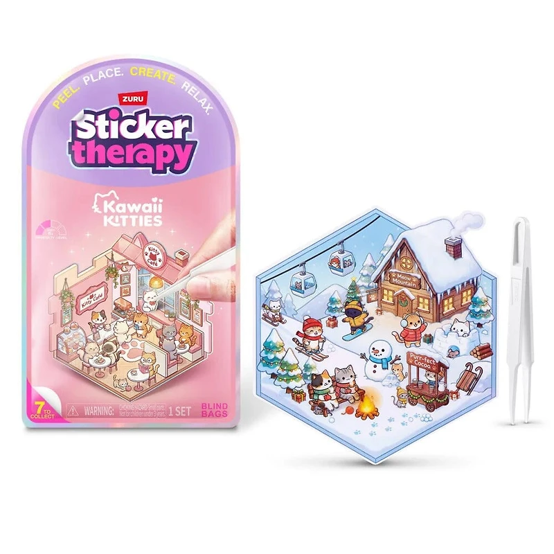 Sticker Therapy: Kawaii Kitties Set Series 1 (1pc) Ships Assorted