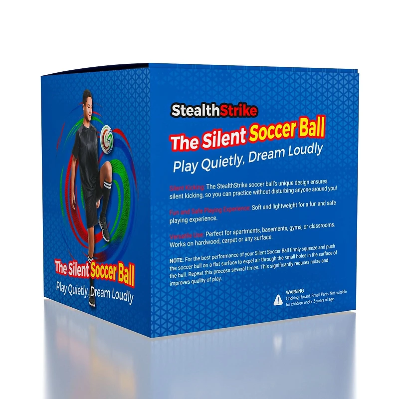 StealthStrike: The Silent Soccer Ball With Cloth Cover