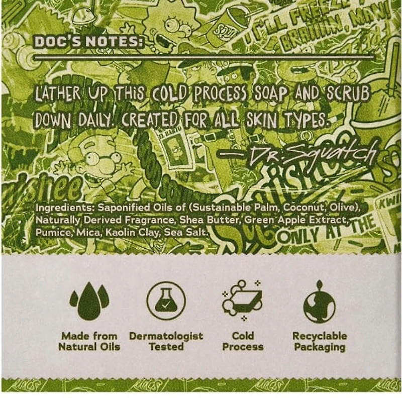 Dr. Squatch® The Simpsons Squishee Supreme Soap Bar For Men