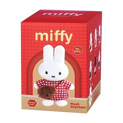 Miffy Travel Series Crossbody Bag Charm Blind Box (1pc) – Mystery Plush Keychain Toy