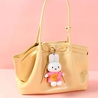 Miffy Travel Series Crossbody Bag Charm Blind Box (1pc) – Mystery Plush Keychain Toy