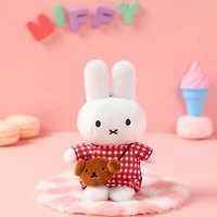 Miffy Travel Series Crossbody Bag Charm Blind Box (1pc) – Mystery Plush Keychain Toy