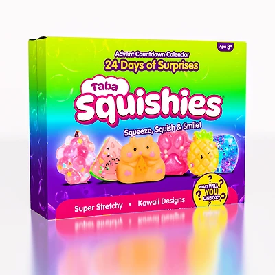 Taba Squishies® Fidget Toys 24-Day Countdown Calendar (24pc)