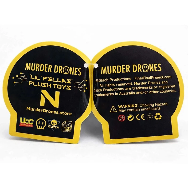 Murder Drones Lil Fella's Plush Toys (1pc) Ships Assorted