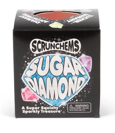 Scrunchems Sugar Diamonds Squishy Fidget Toy (1pc) Color Ships Assorted
