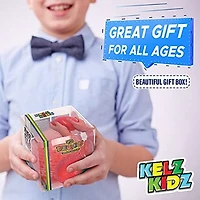 Kelz Kidz Jumbo Textured Squishy Stress Ball (1pc) – Giant Sensory Fidget Toy for Stress Relief