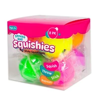 Stress Ball Squishies® Sticky Fidget Stress Balls (8pc)