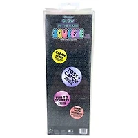 Expressions Glow In The Dark Squeeze Ball Fidget Toys (12pc) – Stress Relief Sensory Toy