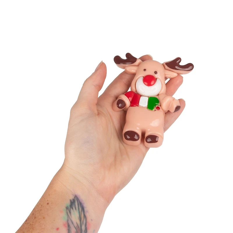 Scrunchems Sticky Squishy Reindeer Fidget Toy (1pc)