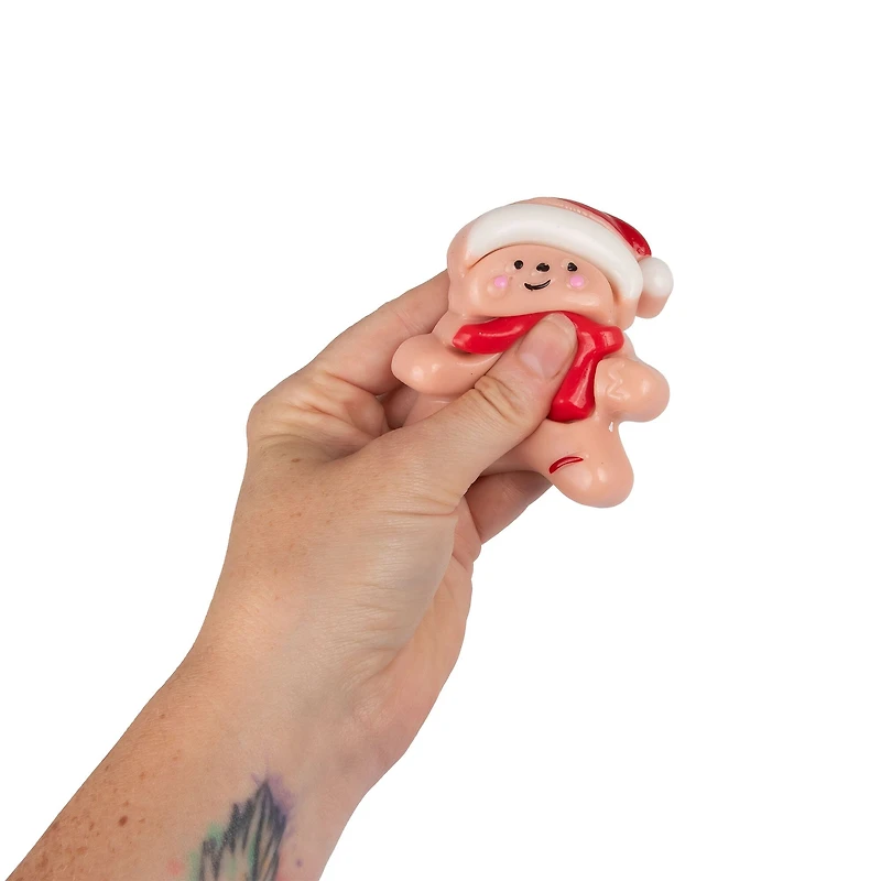 Scrunchems Sticky Squishy Gingerbread Fidget Toy (1pc)