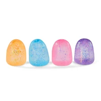 Sensory Toy Box: Squishy Glitter Gum Drops Stress Relief Fidget Toy (1pc) Ships Assorted