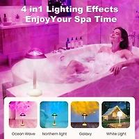 Lume Luxa Rechargeable Shower Lamp with Remote Control