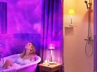 Lume Luxa Rechargeable Shower Lamp with Remote Control