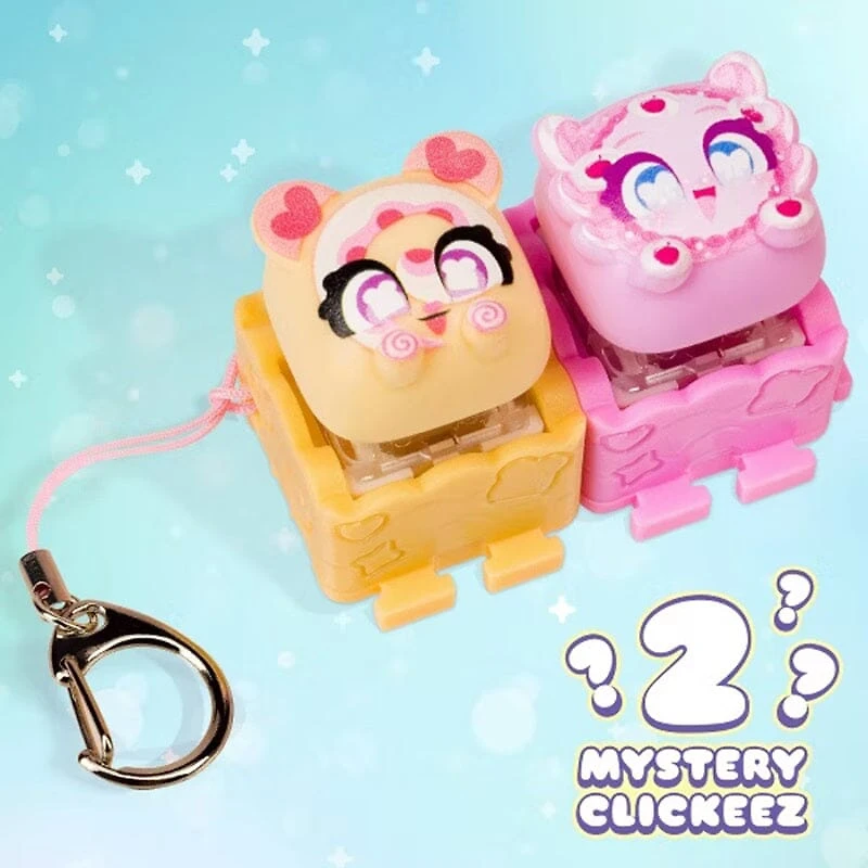 Clickeez: Series 3 Bubble Pops Keychain Fidget Toy (1pc) Ships Assorted