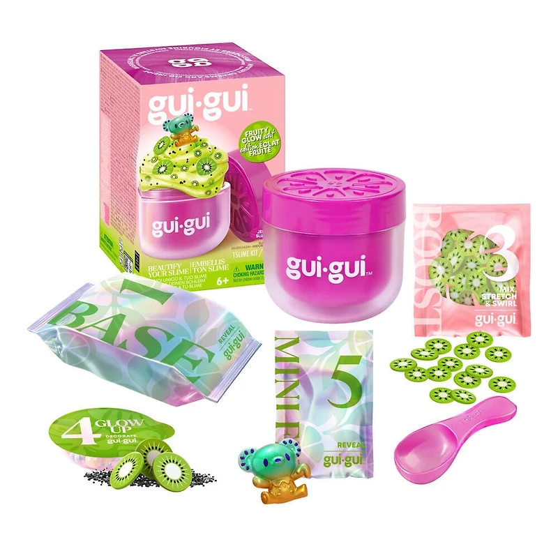 Gui Gui Slime Series 2 Fruity Glow (1 Jar) Style Ships Assorted