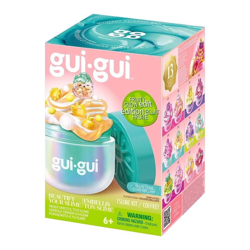 Gui Gui Slime Series 2 Fruity Glow (1 Jar) Style Ships Assorted