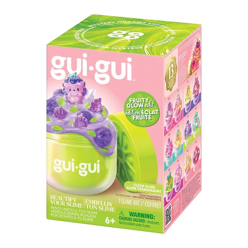 Gui Gui Slime Series 2 Fruity Glow (1 Jar) Style Ships Assorted