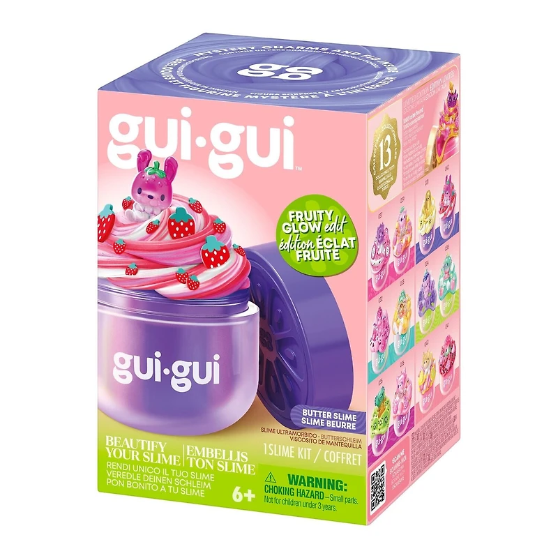 Gui Gui Slime Series 2 Fruity Glow (1 Jar) Style Ships Assorted
