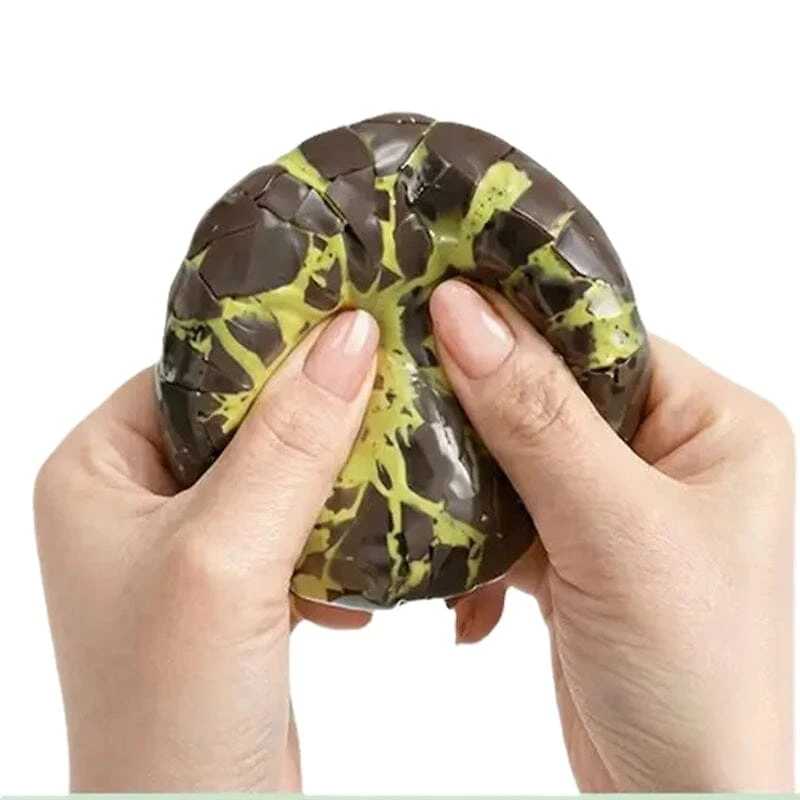 Dubai Choco Break Wax Ball Fidget -Crack Squeeze Stress Ball (1pc)