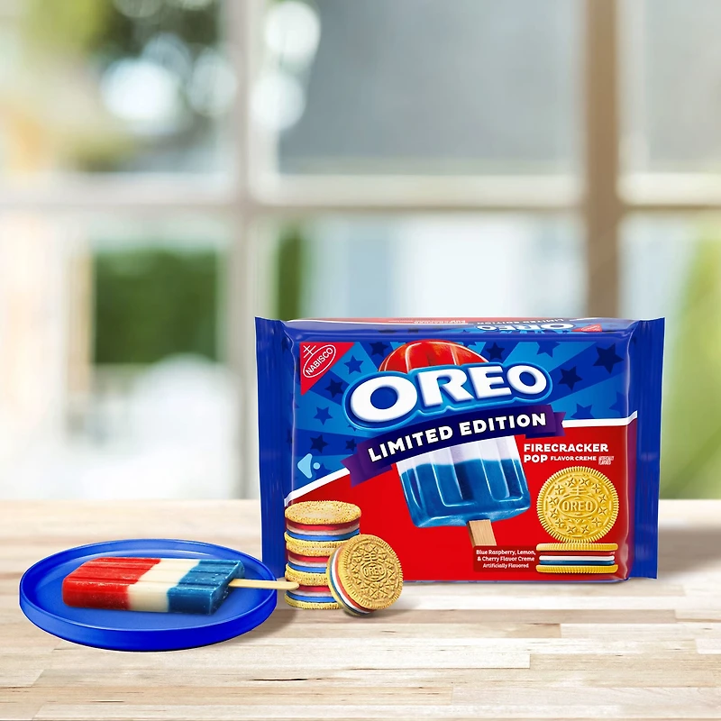 Oreo Firecracker Pop Sandwich Cookies (11.46 oz) Limited Edition