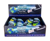 Kixaroo Earth Design Crochet Foot Bag Juggling Sack (1pc)