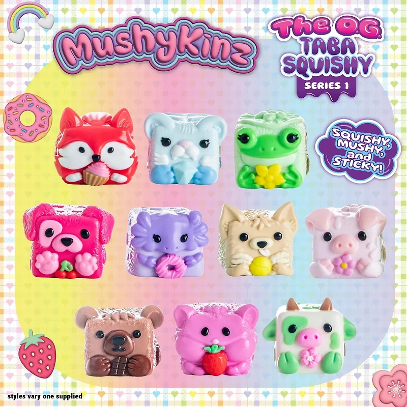 MushyKinz The OG Taba Squishy Series 1 Squeeze Toy Blind Box (1pc) Ships Assorted