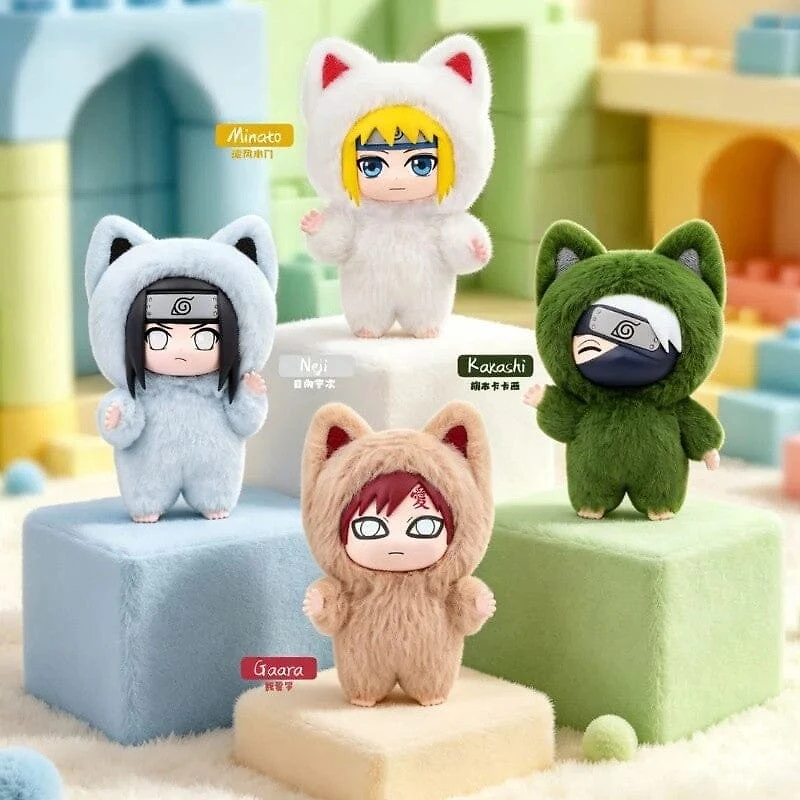 EAKI x Naruto Cat Paradise "KittenLand" Series Plush Keychain Blind Box (1pc)