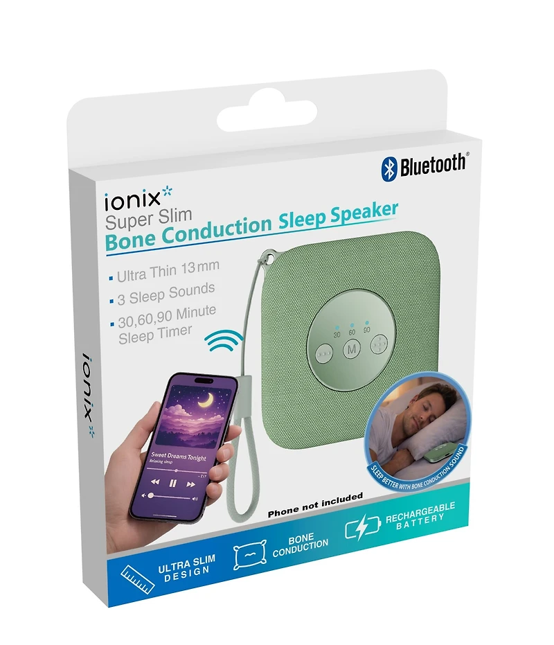 Ionix Super Slim Bluetooth Bone Conduction Sleep Speaker