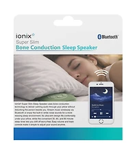 Ionix Super Slim Bluetooth Bone Conduction Sleep Speaker