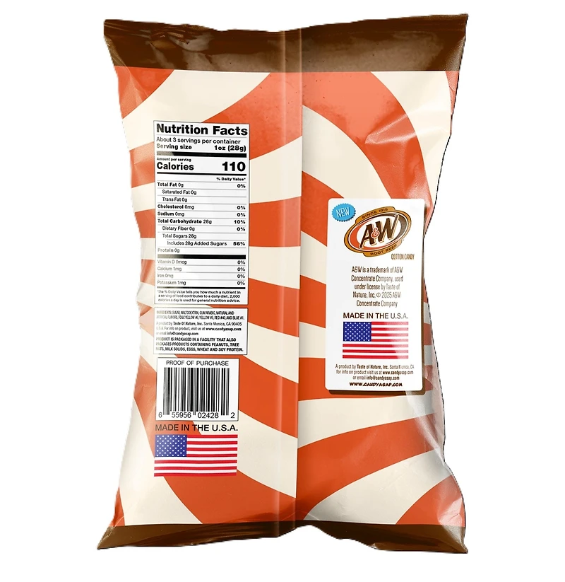 A&W® Root Beer Cotton Candy (3.1 oz)