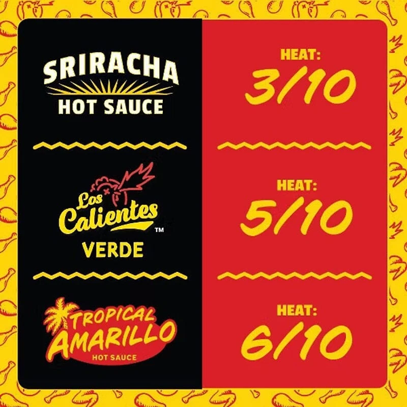 Hot Ones® Flavor + Fire Hot Sauce Trio Pack (3 X 15 Oz)