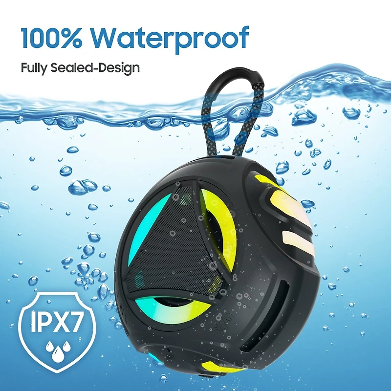 SonicVibes Warterproof Bluetooth Shower Speaker