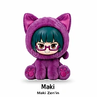 EAKI x Jujutsu Kaisen Sitting Cat Party Plush Pendant Blind Box (1pc)