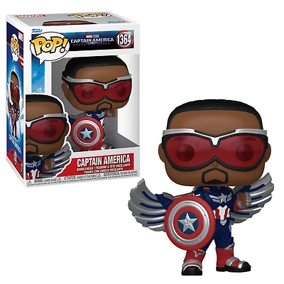Funko Pop! Marvel: Brave New World – Captain America (Sam Wilson) Figure