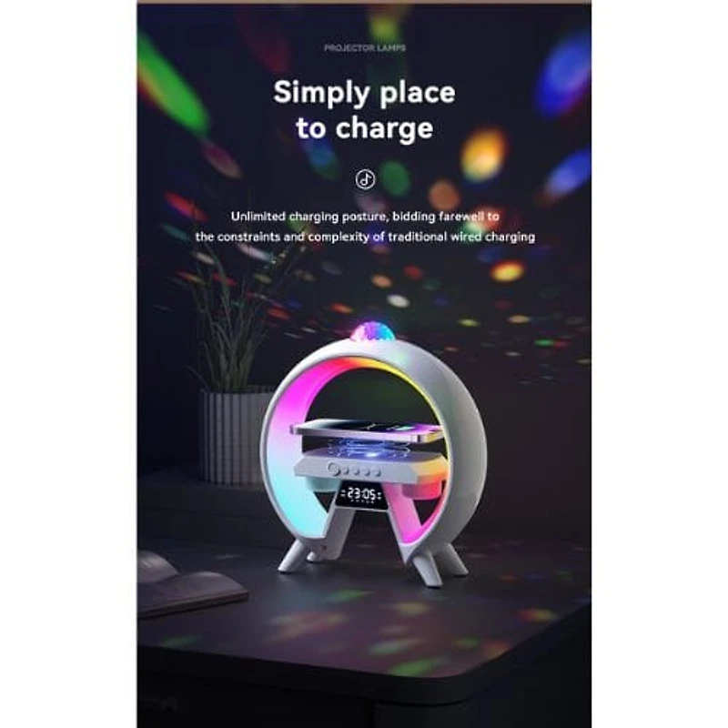 SonicVibes: 3-in-1 Triotunes Bluetooth Speaker and Wireless Charger