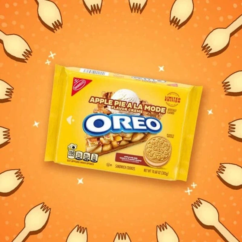 Oreo Apple Pie a la Mode Sandwich Cookies – (10.68oz)