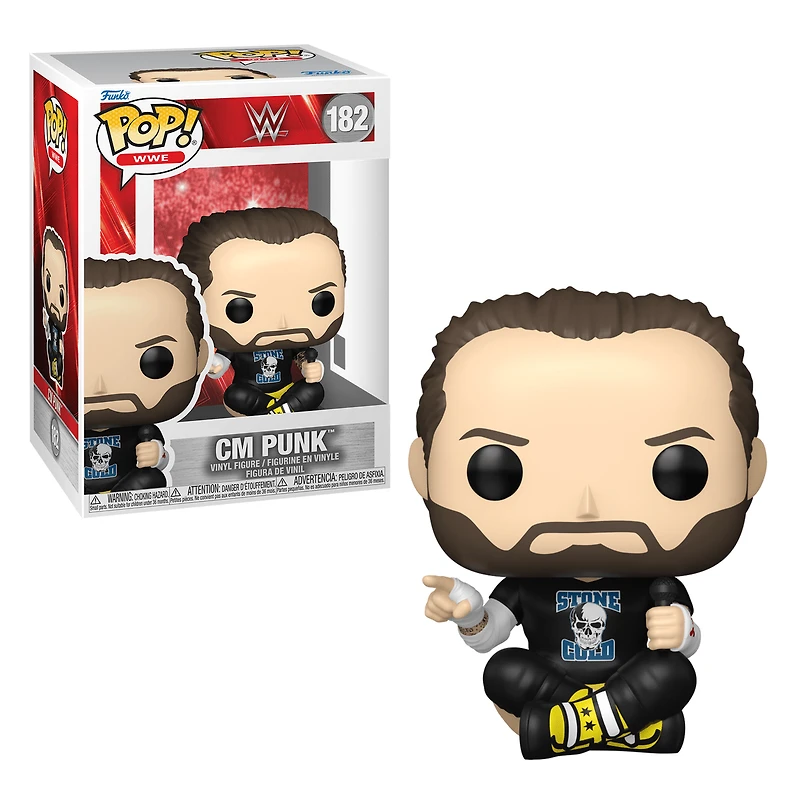 Funko Pop! WWE – CM Punk (Pipe Bomb Promo) Figure