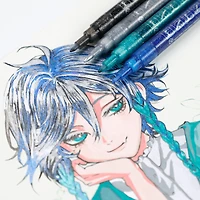 TouchHero - Glitter Pen Markers - 12pk
