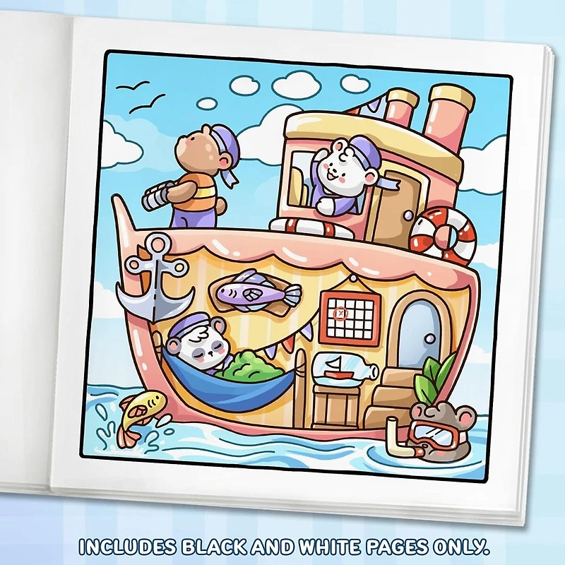 Comfy & Cozy: Coloring Book for Adults and Teens by Jade Summer