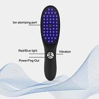 RevivaBrush: Red & Blue 4-in-1 Light Brush for Thicker and Healthier Hair