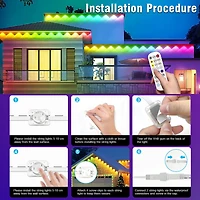 Pulsationz Under Eave String Lights (49.2ft)