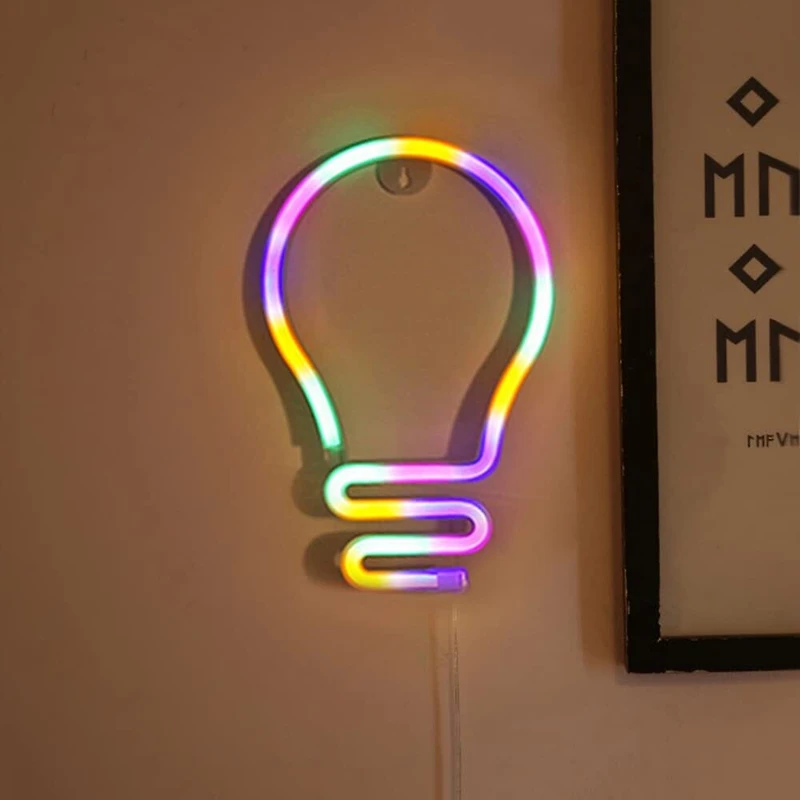 Illumina: Bulb Shape Neon LED Light