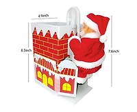Jolly Moves: Santa Claus Toy Climbing Chimney