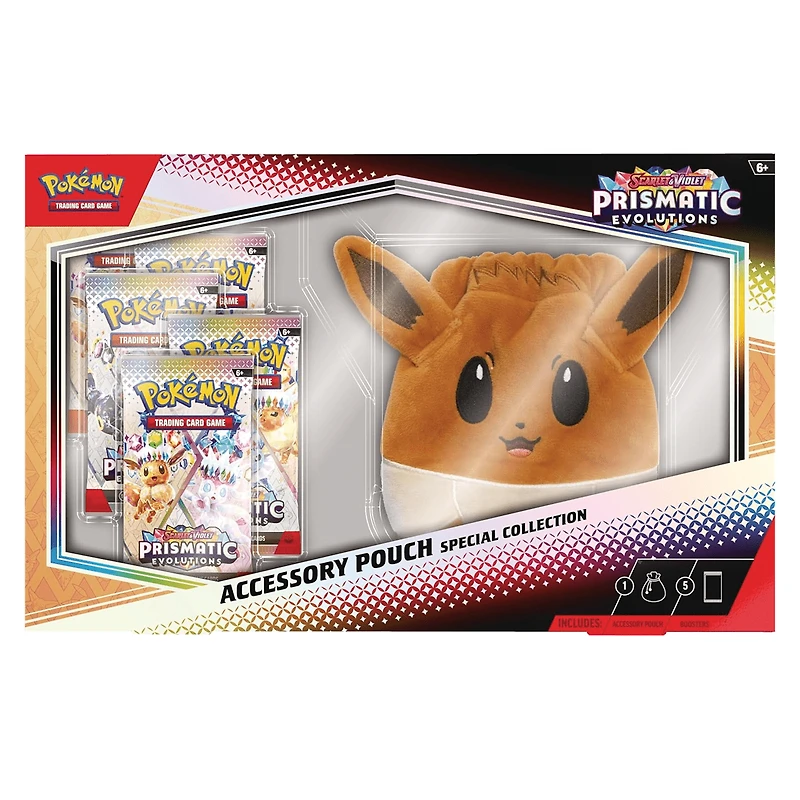 Pokémon TCG: Scarlet & Violet Prismatic Evolutions Accessory Pouch Special Collection