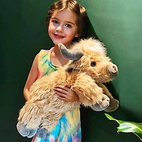 Novelty Plush – Highland Cow Weighted Plush - 11"