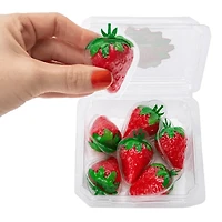 Raindrops Gummy: Liquid Filled Strawberries Gummy - 3.8oz