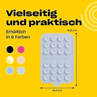 StikGrip 2: Colorful Double Sided Suction Cup Smart Phone Mounts (6pk)