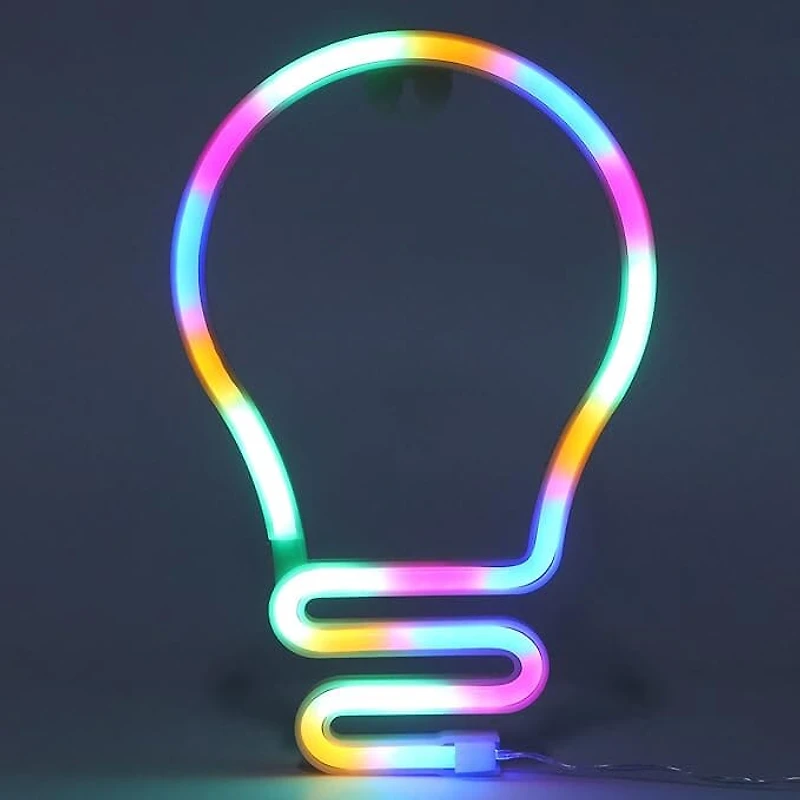 Illumina: Bulb Shape Neon LED Light