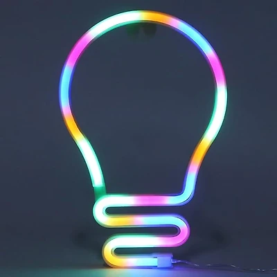 Illumina: Bulb Shape Neon LED Light